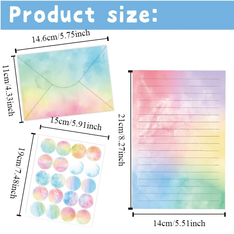 160 stuks aquarel briefpapier en envelop set uitnodigingskaart DIY ansichtkaarten briefpapier schrijfpapier artistiek ontwerp vintage