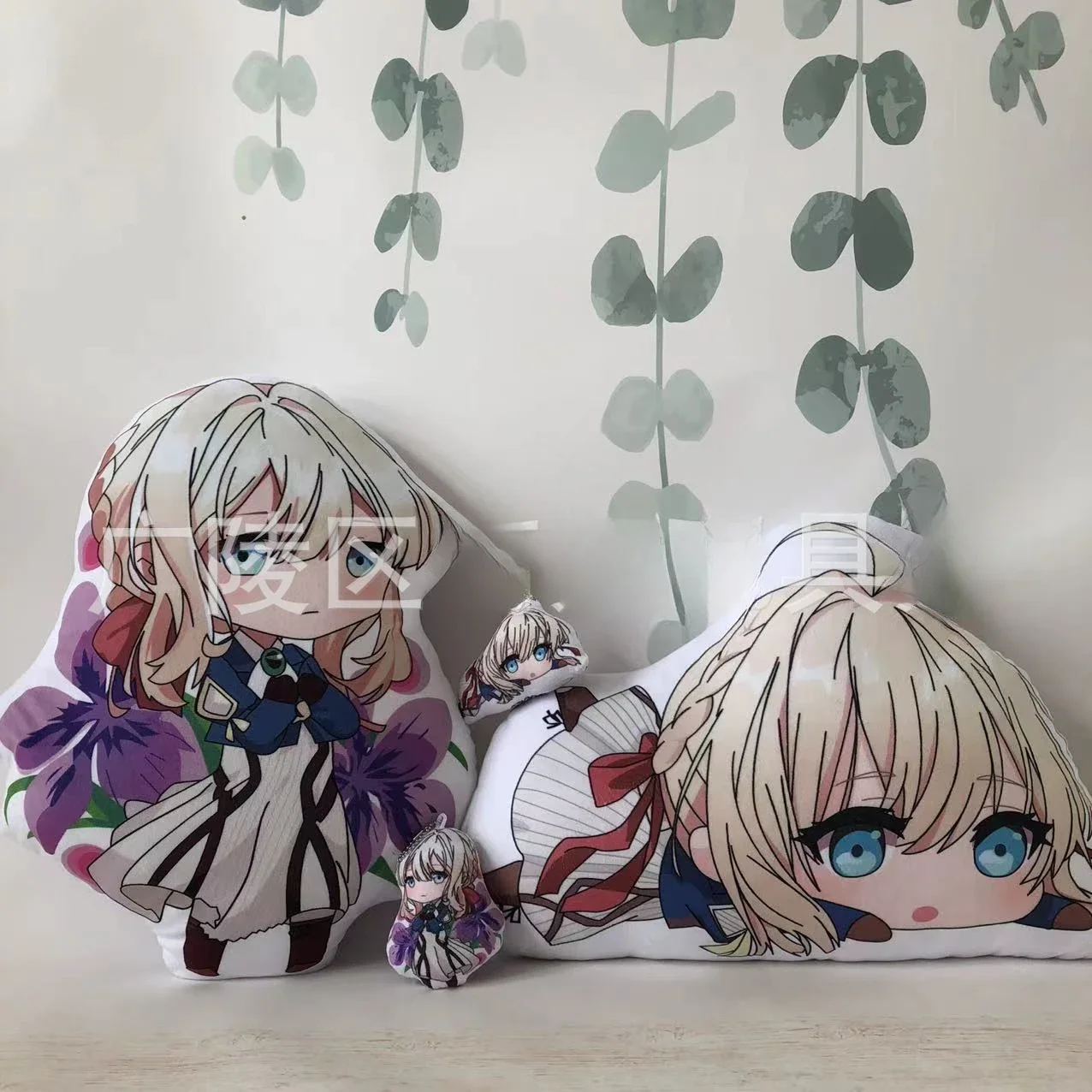 Cartoon Mini Printed Plush Pillow Pendant Animation Derivatives Violet Evergarden Kawaii Soft Exquisite Gift for Best Friend