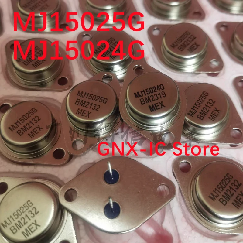 

10Pairs 100% Real Original New MJ15024G MJ15025G Transistor Mj15024 MJ15025 Power Amplifier