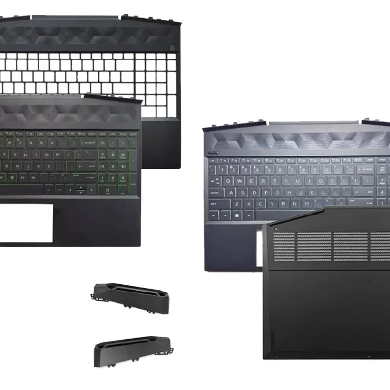 NEW Laptop Case For Pavilion 15-DK 15T-DK TPN-C141 Hinges keyboard Palmrest Heat Sink Bottom Casing