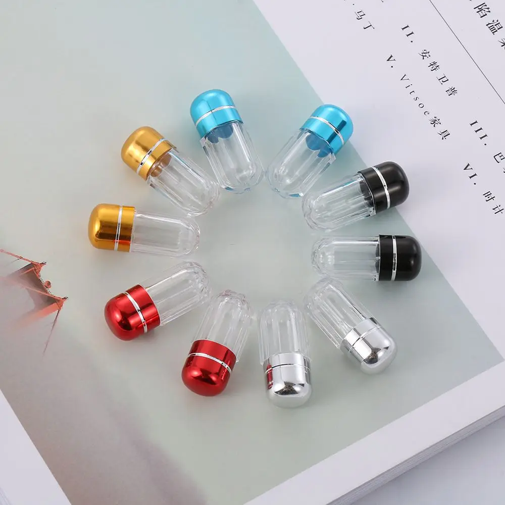 Colorful Empty Clear Ps Pill Box Plastic Bottle Capsule Shell