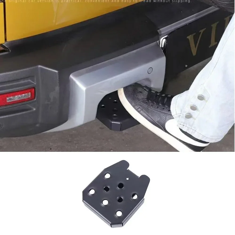 TenMeters-Auto Carbon Steel Rear Trailer Ring Foot Pedal For BYD DENZA B5 23-24 Car Wash Top Trailer Hook Foot Pedal