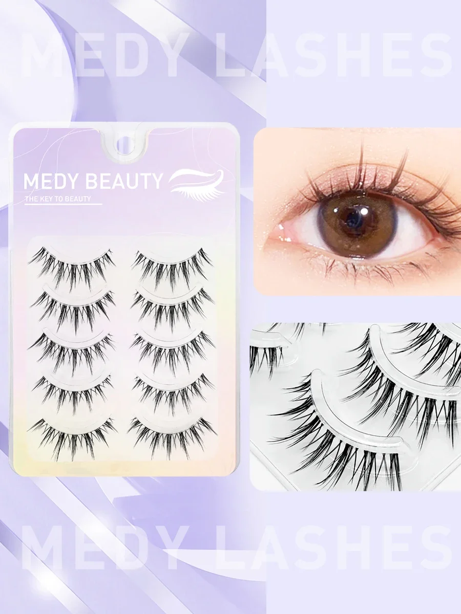 3D Lashes Premade Fan A/M Shape Spikes Cluster Eyelash Mix Extension Individual Makeup Super Natural Wispy DIY Premade Peduncle