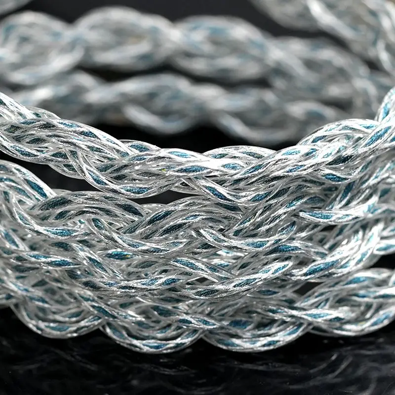 

XINHS Snow Angel S69 Copper Gold Alloy Silver Plated Earphone Cable HIFI Upgrade Cable