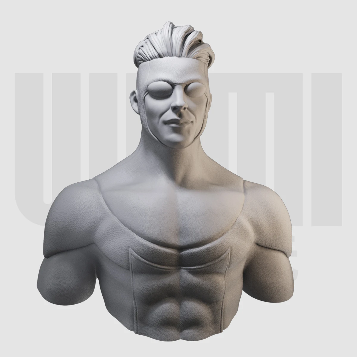 1/10 invincible 516 young Xia bust GK resin white mold handmade model