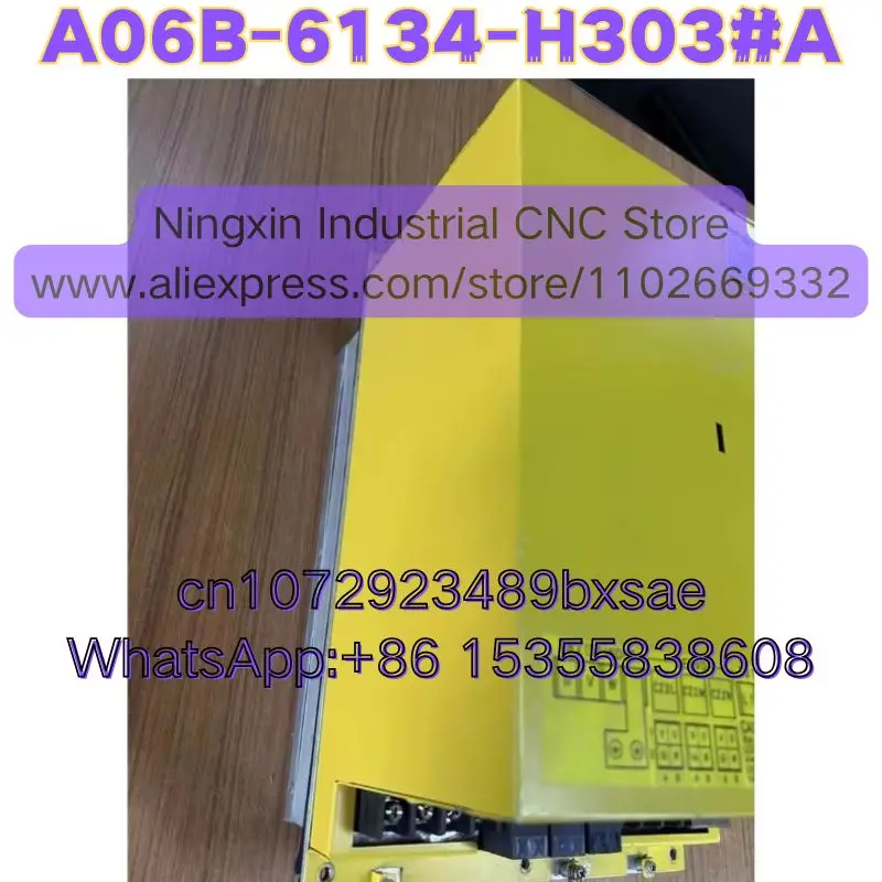 Second-hand A06B-6134-H303#A A06B-6134-H303 Shipped Quickly Servo Drive Amplifier Module Tested OK