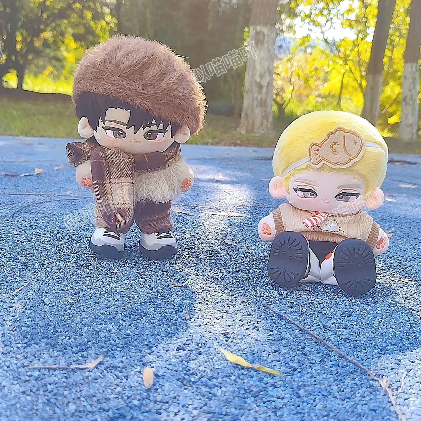 

Shutline Korea Manga Cartoon Character BL Handsome Boy Plush Doll Body Dress Up Clothes Plushies Stuffed Toys Figures Gift 20cm