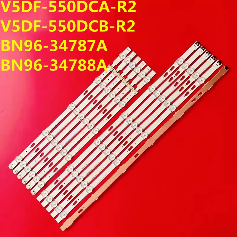 

5set LED Backlight Strip For UN55J6500 UN55J6520 UE55J6300 UE55J6370S V5DF-550DCA-R2 V5DF-550DCB-R2 BN96-34787A BN96-34788A