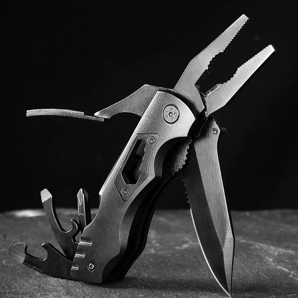 

Multifunctional Knife Folding Pliers Portable Multi-Purpose Folding Pliers Combination Knife Outdoor Emergency survival Tools