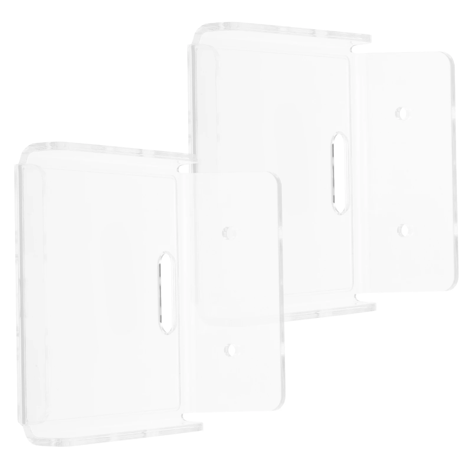 

2 Pcs Camera Bracket Wall Shelves Corner for Small Stand Monitor Shelf Security Mount Mini