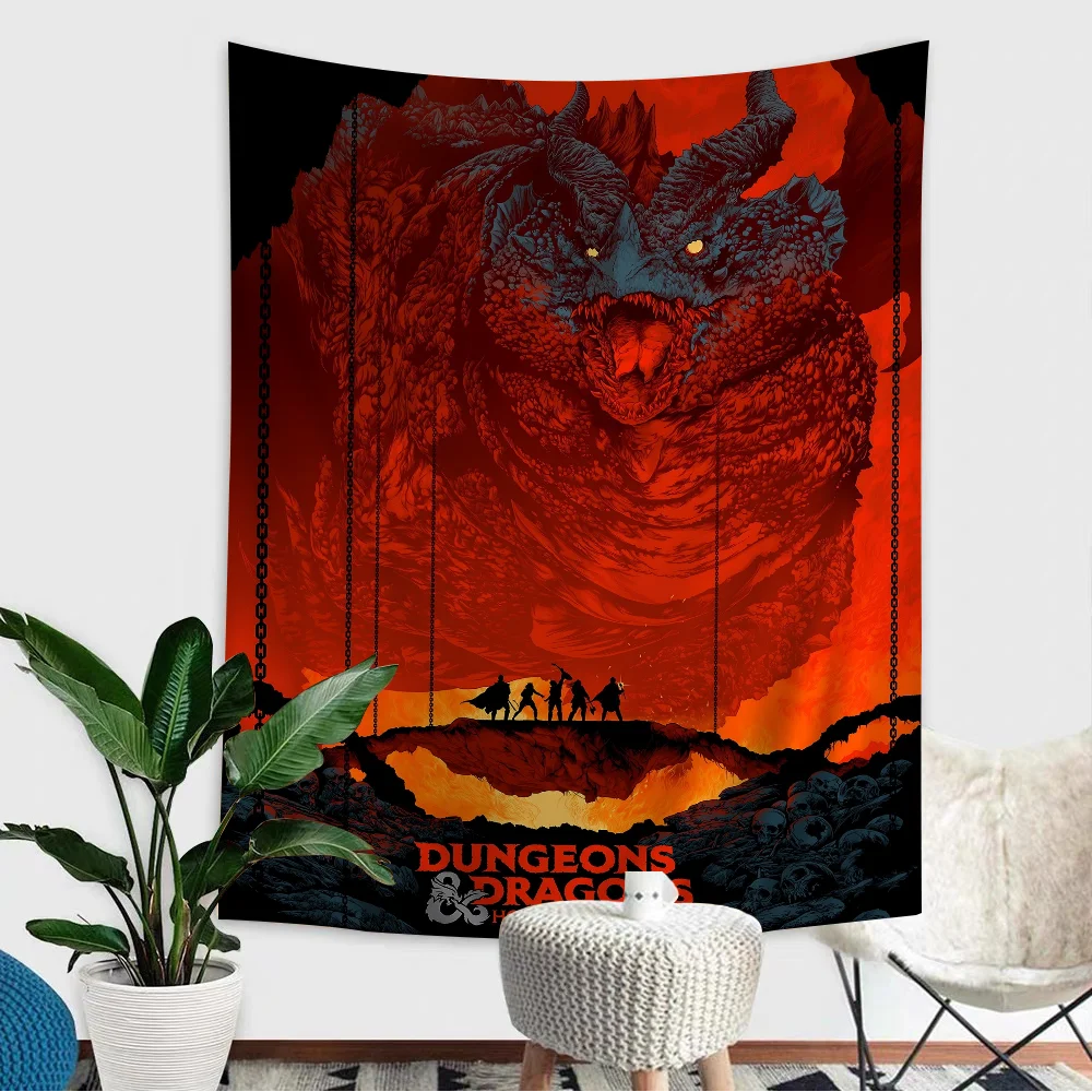 

Game D-Dungeons And D-Dragons Anime Tapestry Wall Hanging Decoration Household Wall Hanging Home Decor