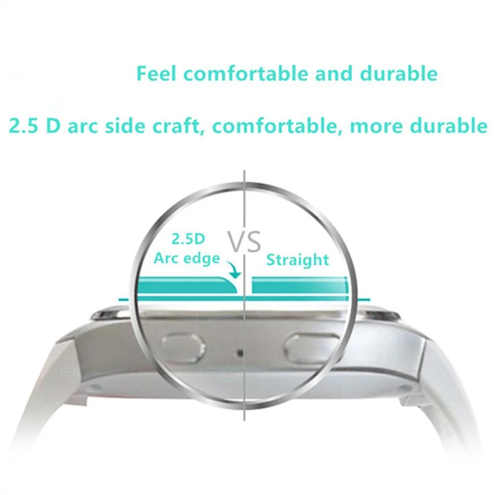 Universal กระจกนิรภัยสมาร์ทนาฬิกาหน้าจอป้องกันฟิล์ม Protector เส้นผ่านศูนย์กลาง 31 32 33 34 35 36 37 38 39 40 41 42 43 มม.