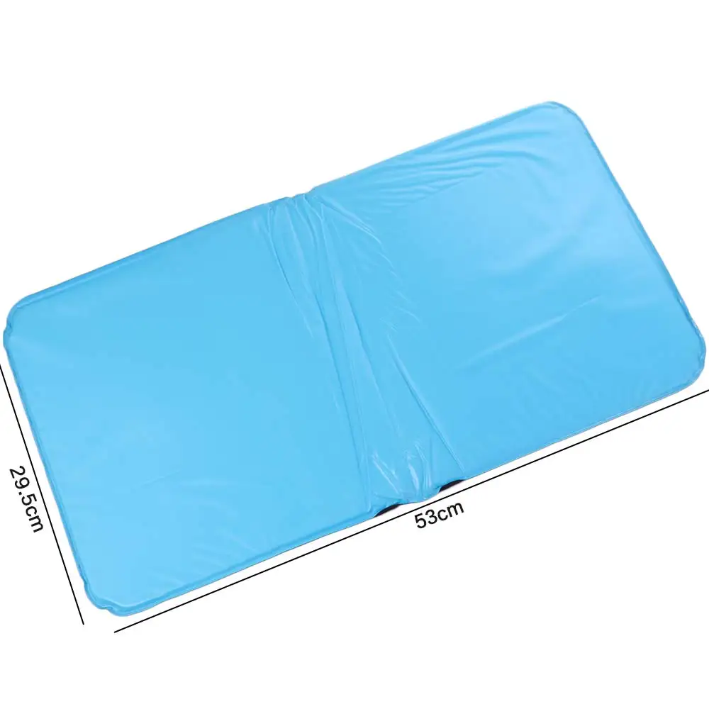 Cooling Pad PVC Cooling Ice Pillow Insert Refillable Ice Cold Pillow Comfortable Ice Mat Sleeping Aid