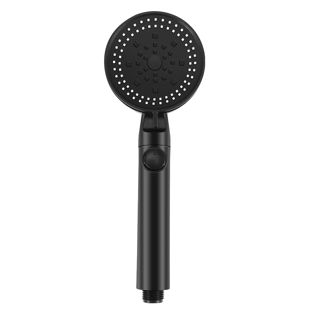 Five-Speed Multi-Function Large Water Spray Super Supercharged Shower Shower Head Black Silver Shower Head Single Head