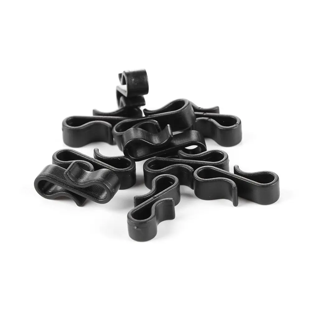 10/20/50pcs ganci per grondaie Clip per impieghi gravosi capodanno festa di natale luci di fata decorazione Clip strumenti parti