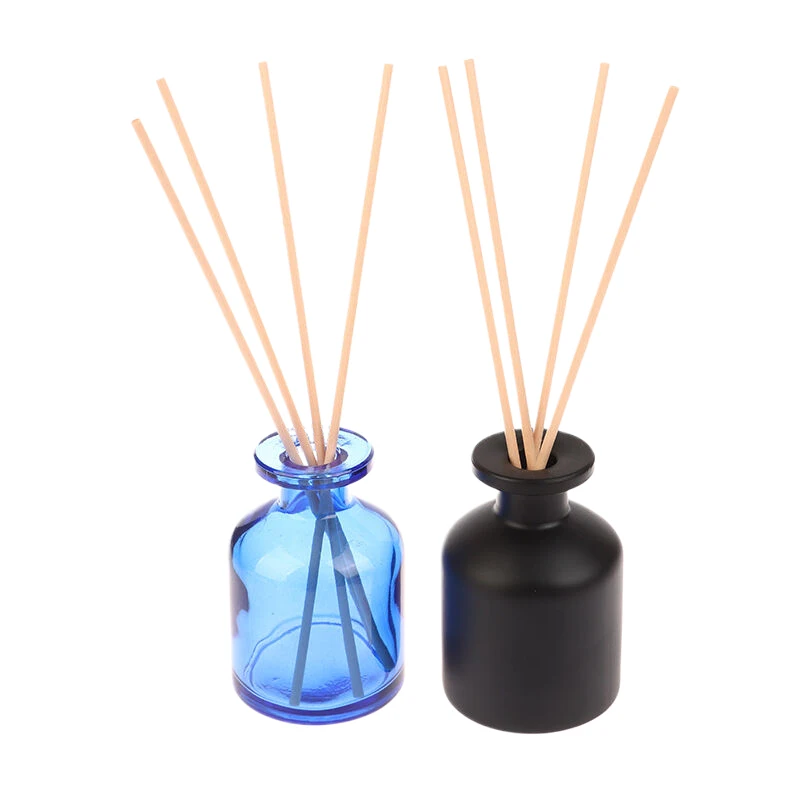 Botellas Vacías de fragancia de 100ml, juego de difusor de Aroma de aire purificador, palitos de ratán, botellas de aceite esencial para habitación y oficina