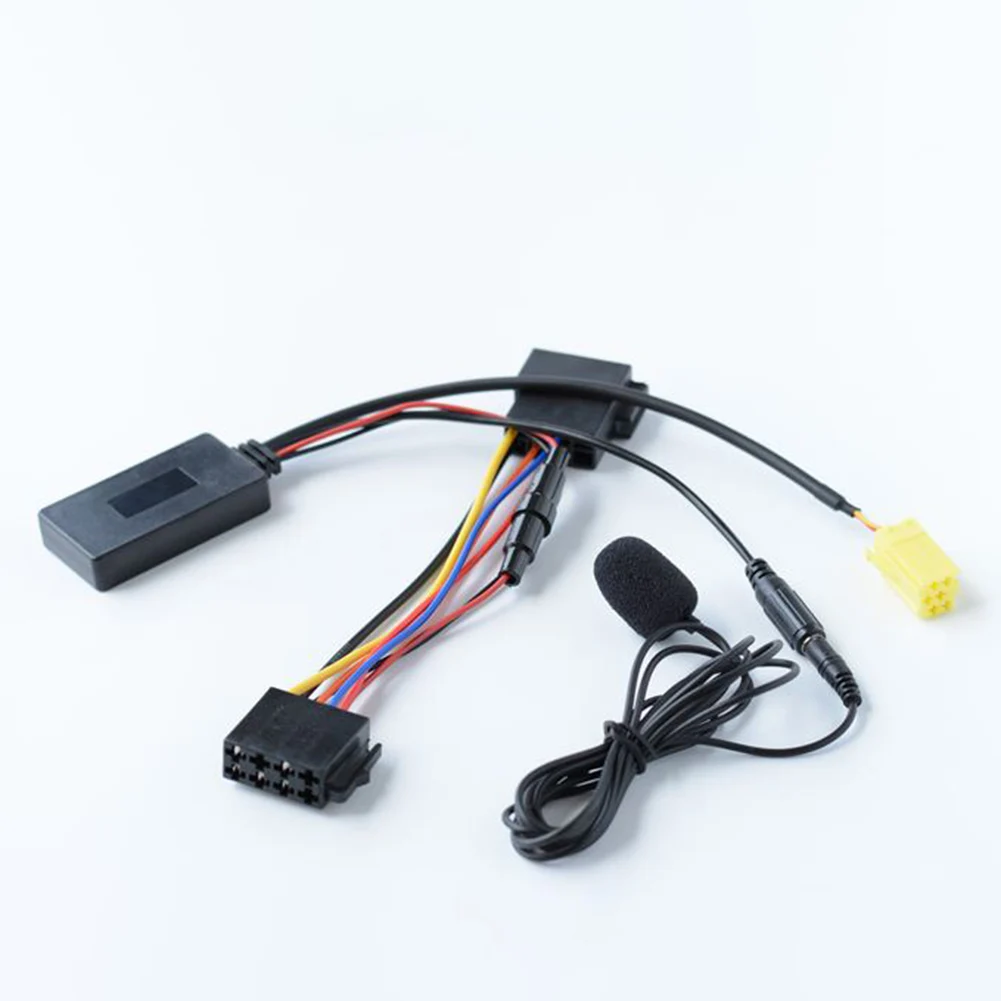 In-Car Technology Adapter Car 5-12V 6Pin Audio Adapter Black Car For 159 500 For Fortwo 451 In-Car Technology Adapter