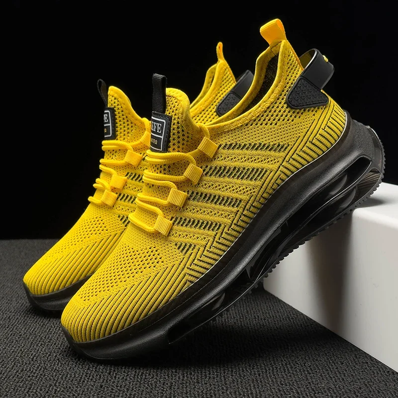 YRZL Herren-Sneaker, lässige Sportschuhe, bequemes, atmungsaktives Mesh, leichte Wanderschuhe für Herren, Fitnessstudio, Laufschuh