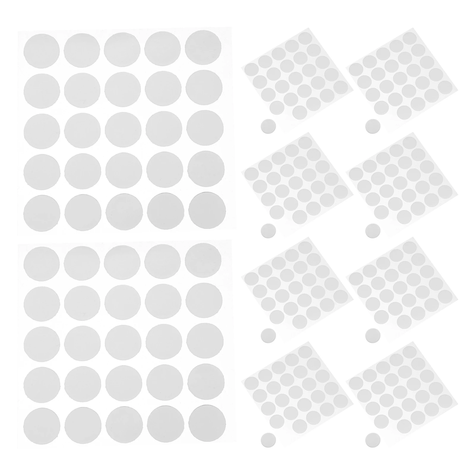 

500pcs Transparent Double-Sided Adhesive Dots Nano Strength Residue-Free Removable For Home Decor Diy Craft Projects Clear