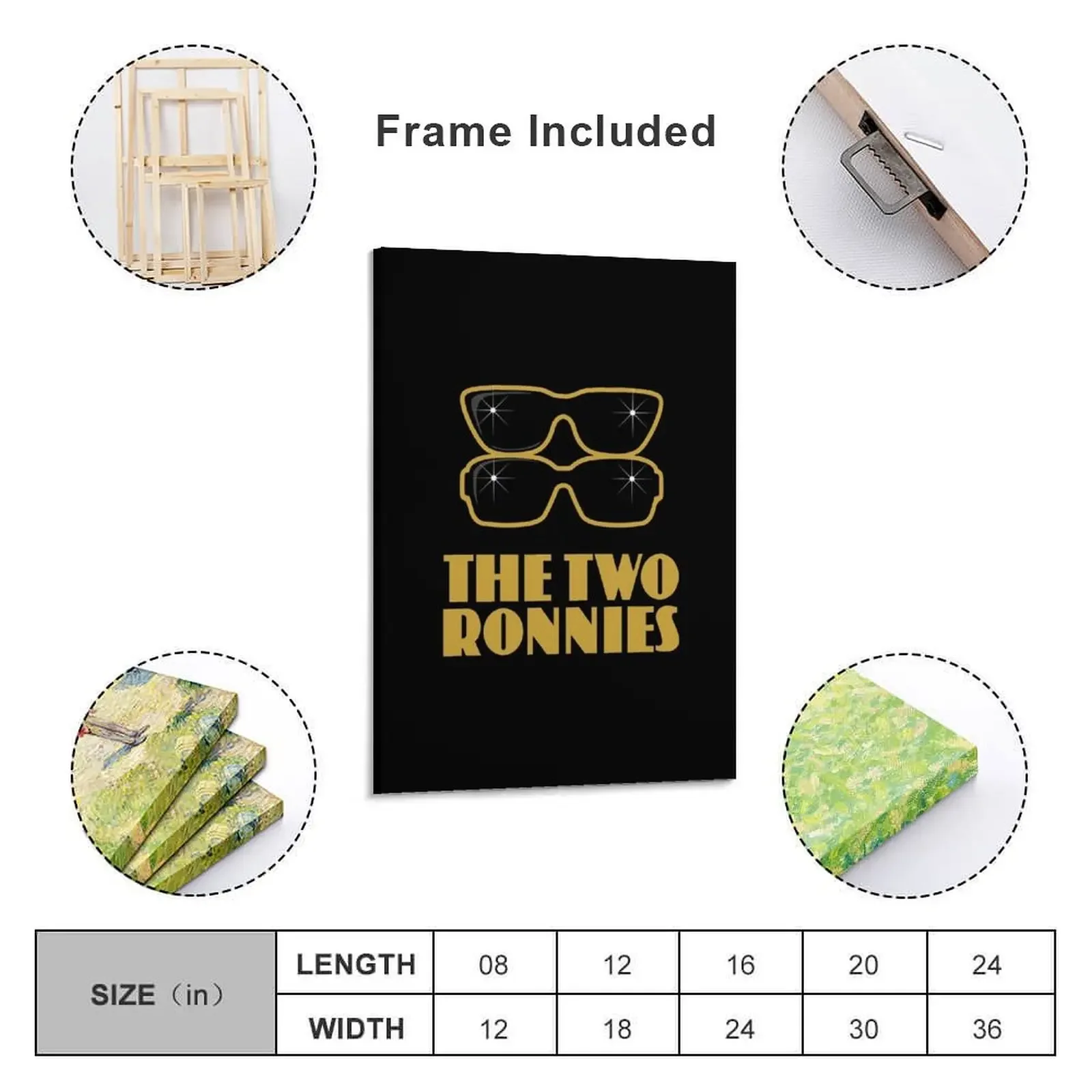 The Two Ronnies Canvas Painting Posters on the wall Luxury living room decoration