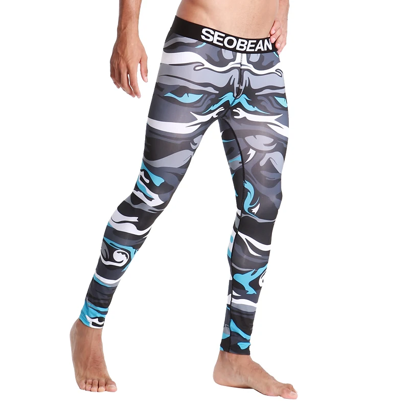 

Мужское длинное нижнее белье с заниженной талией и тонкими флисовыми брюками 9 дюймов, спортивные облегающие осенние брюки.