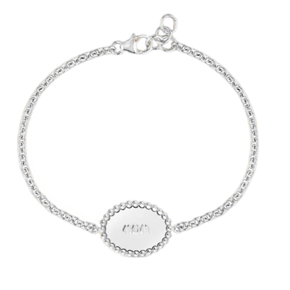 

Бархатный браслет для фламенко – серебро S925, испанский медведь