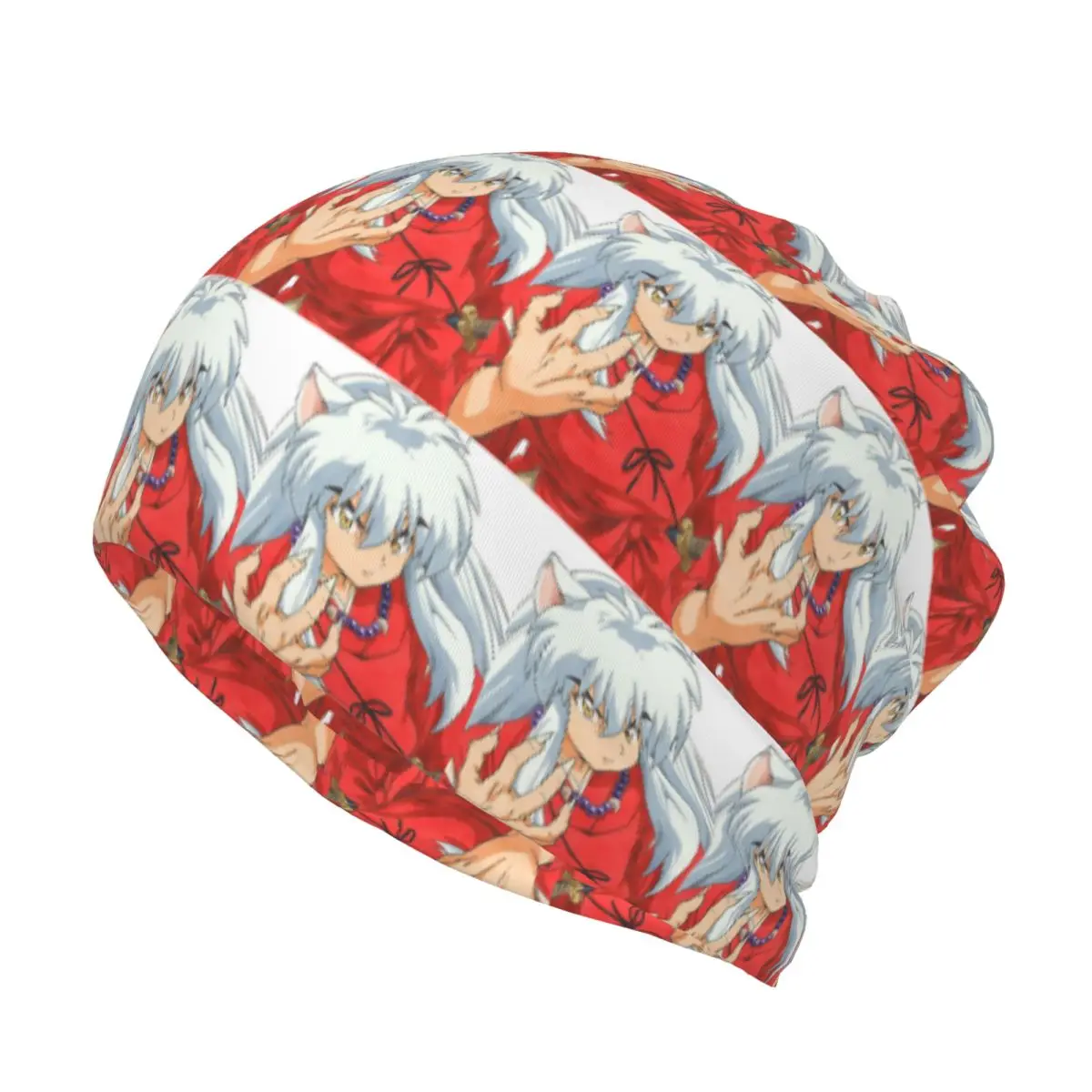 Inuyasha Anime Bandana Neck Cover Magic Scarf Multifunction Cycling Scarf Beanies Hat for Men Women Adult All Season