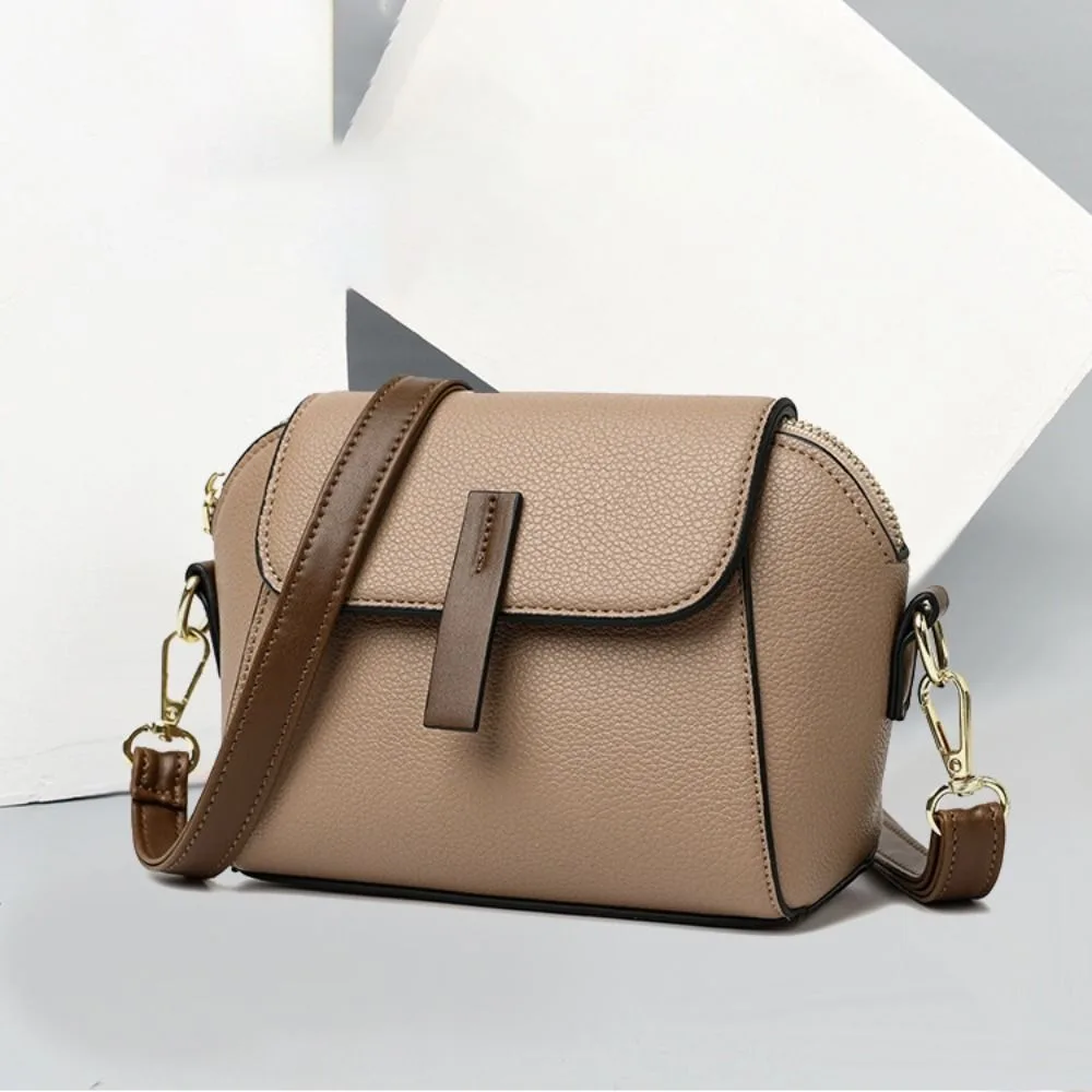 

Genuine Leather Women Crossbody Shoulder Bags 2024 Luxury Solid color Cow Leather Handbag Female Messenger Tote