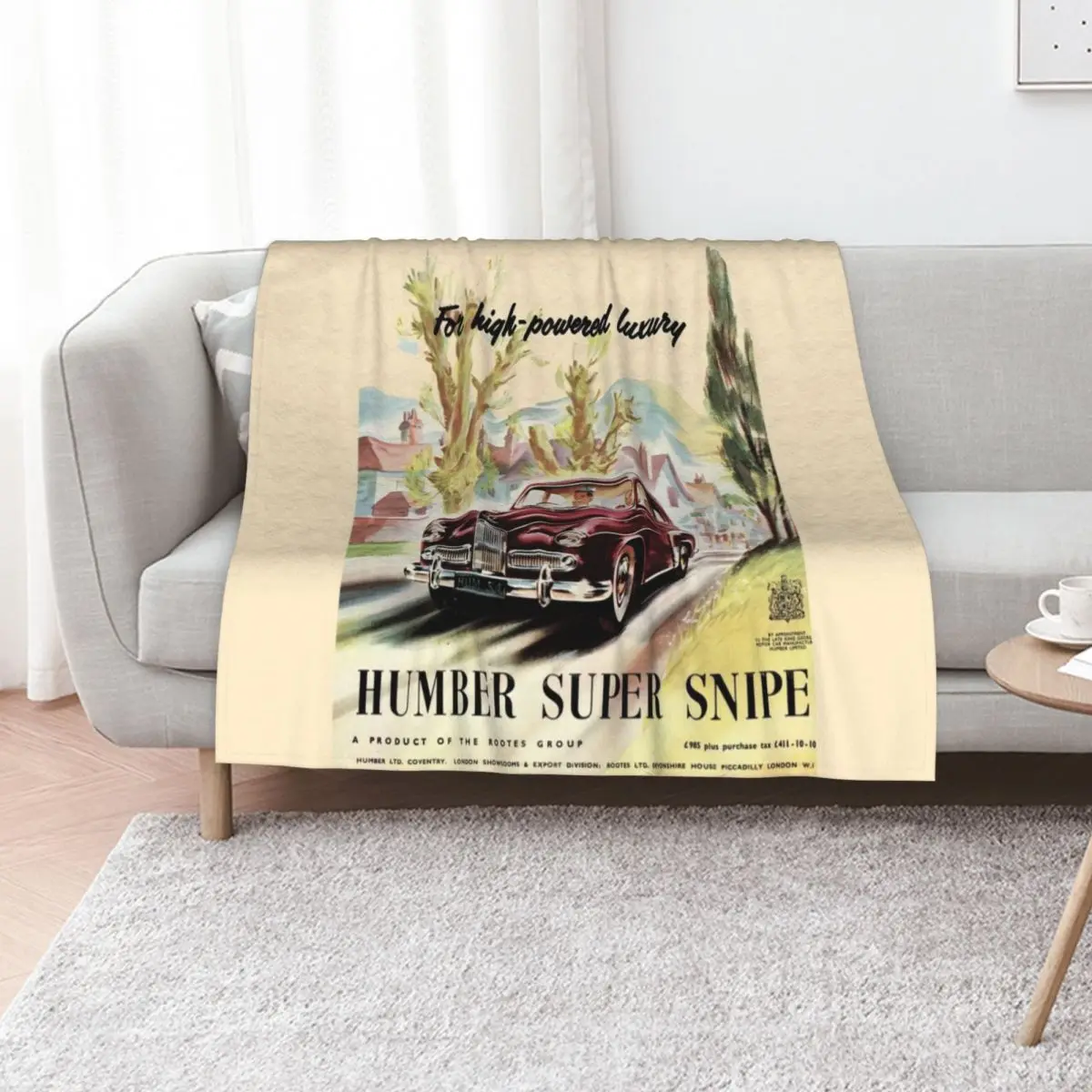 HUMBER SUPER SNIPE Throw Blanket Sofa Quilt Beautifuls Camping cosplay anime Luxury Throw Decorative Throw Blankets
