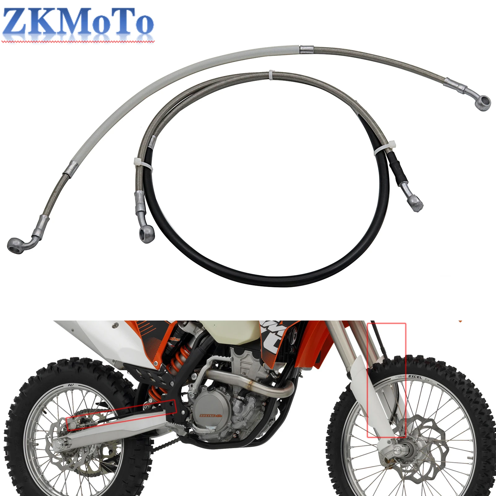 

Motorcycle 10mm Front And Rear Brake Hose Hydraulic Oil Line For Husqvarna TC FC TE FE TX FX For KTM SX XC EXC SX-F XC-F EXC-F