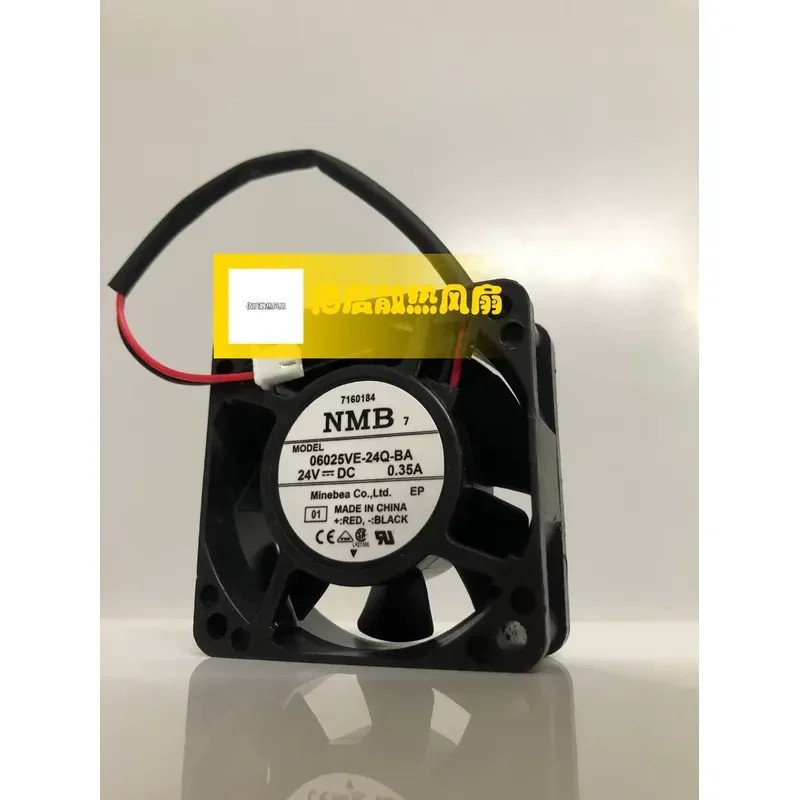 Original New NMB 06025VE-24Q-BA 24V 0.35A 6025 Two-Wire Inverter Cooling Fan for Electronic Equipment