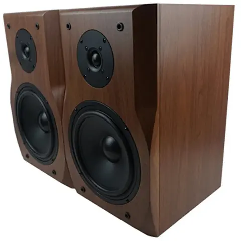8 인치 양방향 나무 HIFI 패시브 책장 스피커 고저 주파수 오디오 모니터 사운드 앰프 음악 플레이어