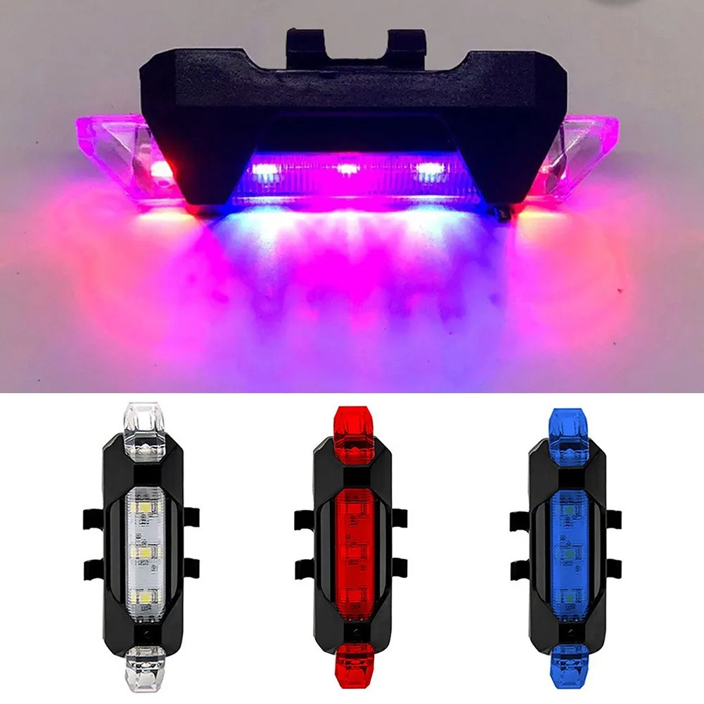 Tool Universal Bicycle Accessories Light Weight Portable Bicycle Light 4 Modes For Rainbow Colors 60g Bicycle Seat Post