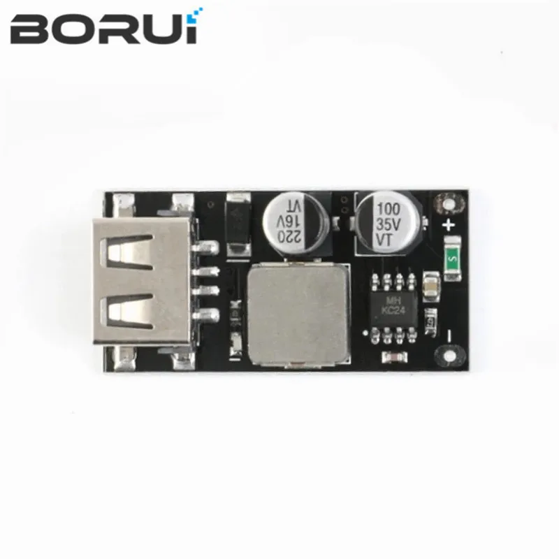 QC3.0 QC2.0 USB DC-DC Buck Converter Charging Step Down Module 6-32V 9V 12V 24V to Fast Quick Charger Circuit Board 3V 5V 12V