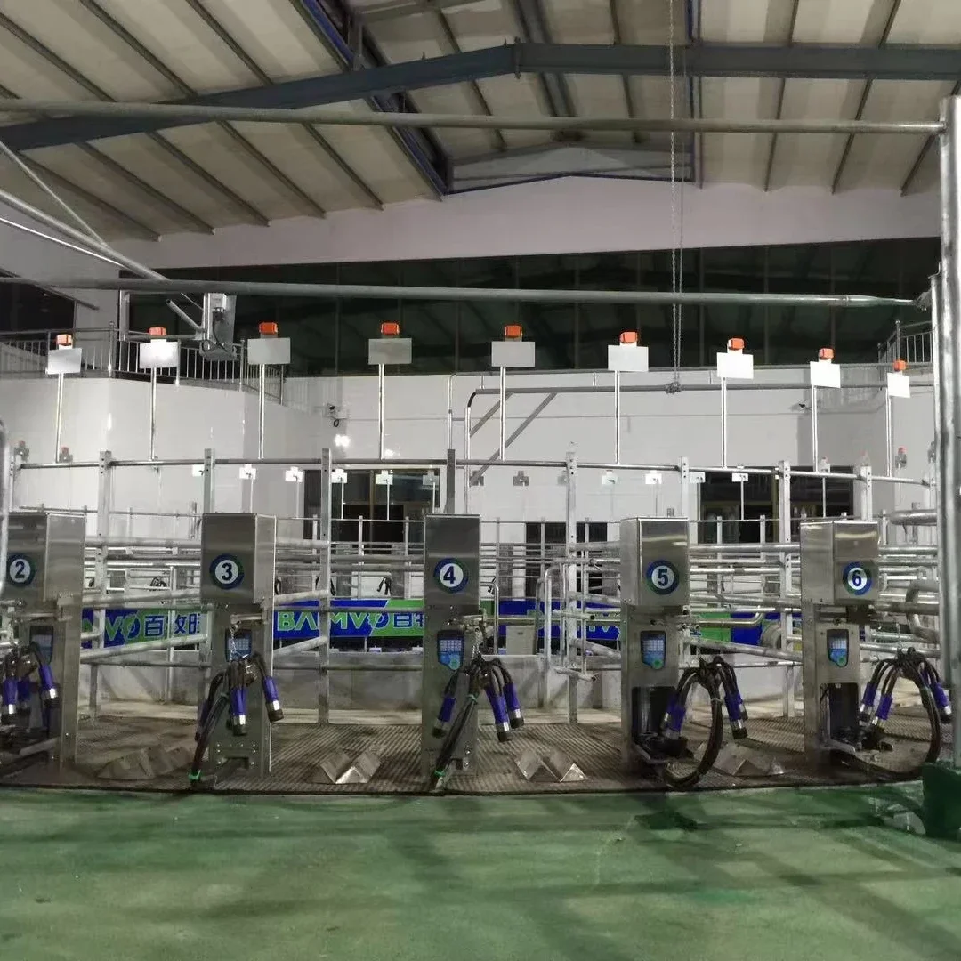Multifunctional Turntable Type Milking Machines Vacuum Pump Rotator Mechanical Milking Machine