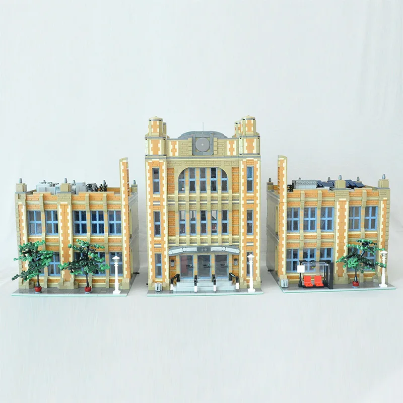 MOC Building Blocks Assembled Modular School Building Toys Bricks Diy education Assembled  Christmas Gifts For children 14412pcs