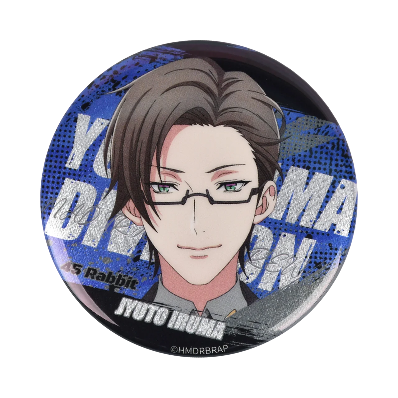58mm Anime Hypnosis Microphone Division Rap Battle DRB Aohitsugi Samatoki Cosplay COSTUME Badge Pin SPTE Tinplate Brooch﻿ Prop