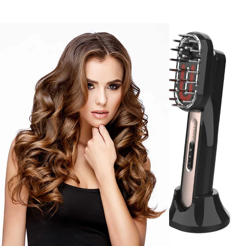 

Home Use Professional 3 in 1 EMS scalp Massager Facial Massager Magnetic Head Electric Led Vibration Head Scalp Massager Comb