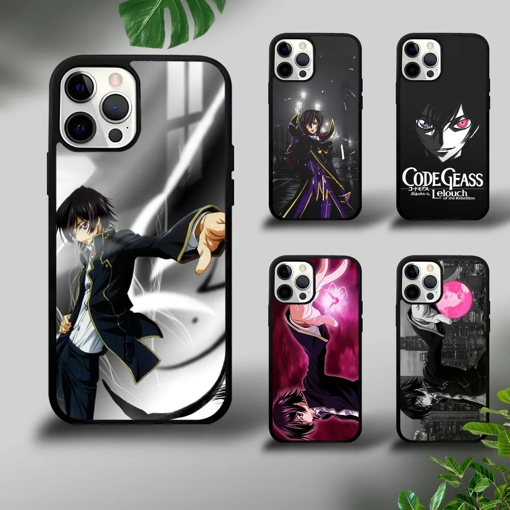 C-Code G-Geass Hot Animation Phone Case For IPhone 16 15 14 13 12 11 Pro Xs Max Mini Plus Celulares Hard Funda