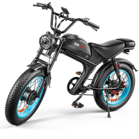 For Dual Motor 2000W 23Ah Fat Tire Offroad Ebike Motorcycle EMOKO C93 Hydraulic Oil Brake Fast Electric Bicycle