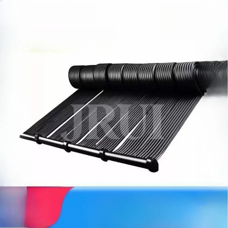 Swimming Pool Solar Hot Water Heater Mat Panel Pool Heater Black Rubber Solar Heating Mat NBR Length 300cm Sun Energy Mat
