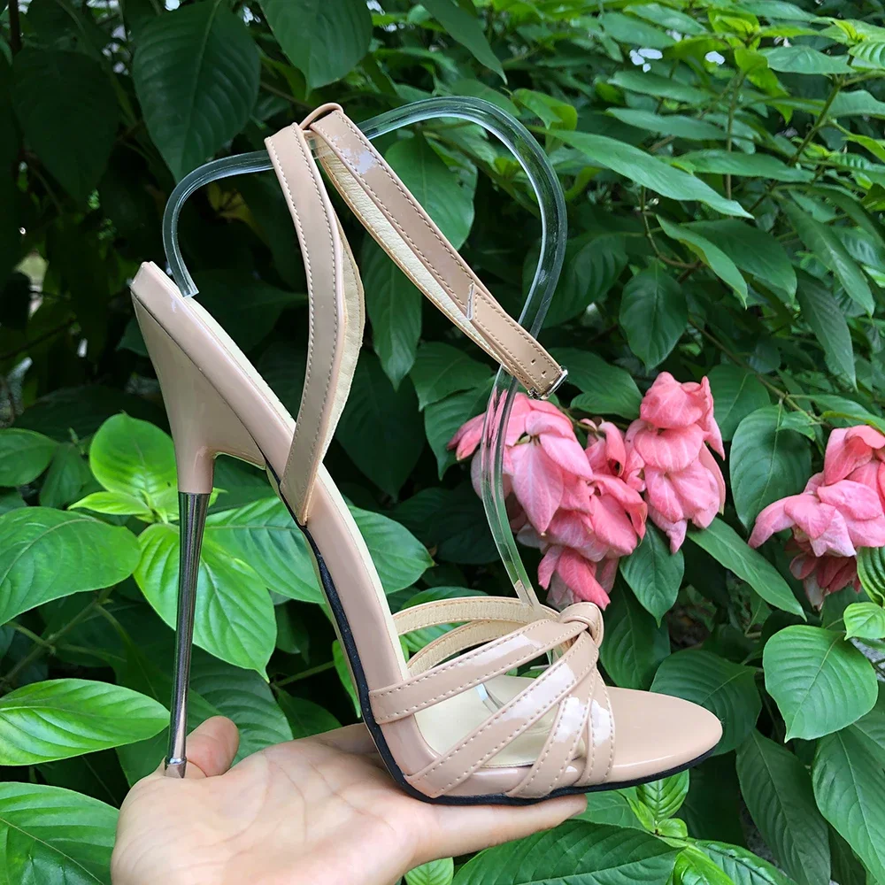 

Босоножки на очень высоком каблуке 16 см по индивидуальному заказу, женские пикантные туфли-лодочки на шпильке с острым носком и ремешком на щиколотке, фетиш-кошачья прогулка, гей-SM, унисекс