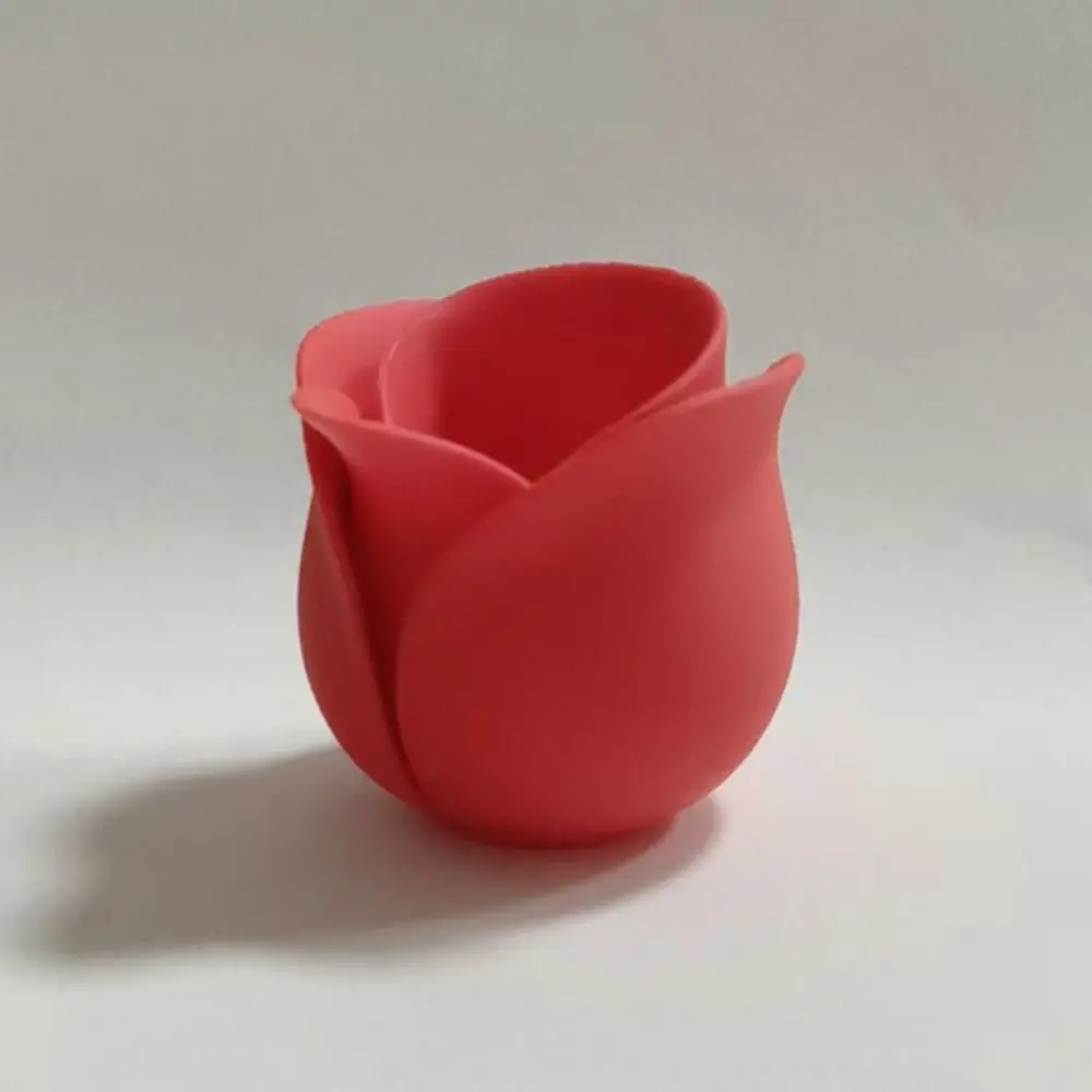 New 3D Printed Succulent Flowerpot Mini Size Creative Succulent Basin Rose Shape Plant Pot Daily Gardening