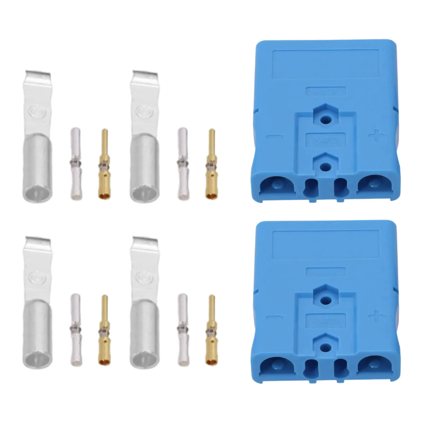1/2Pcs Connectors Silver-plated Copper SBS75x FOR 75A600V Lithium Battery for forklift Connector 1/2Pcs Connectors