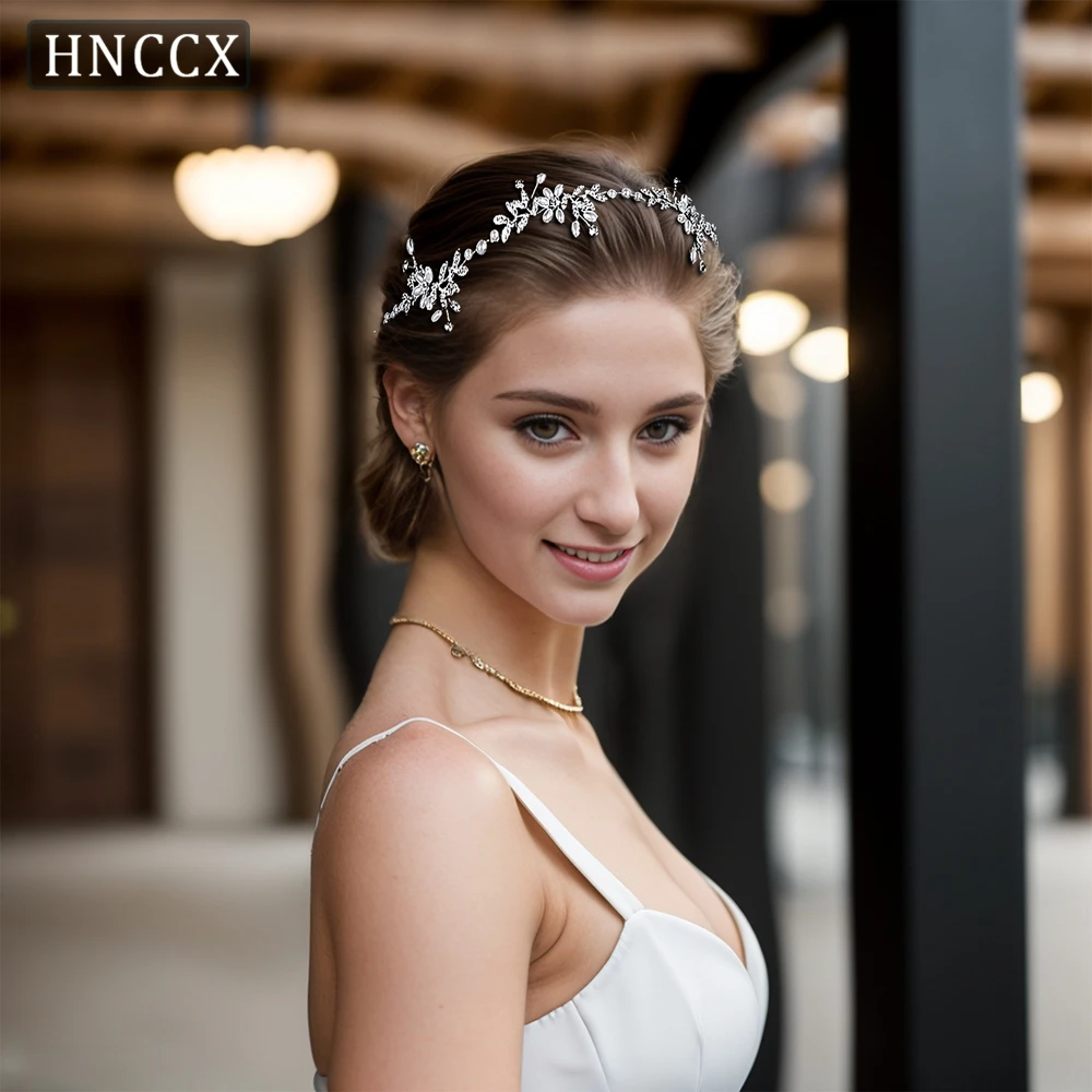 

Elegant Bridal Wedding Pearl Hair Strap Hand Woven Fashionable Ladies Banquet Party Ball Hair Accessories