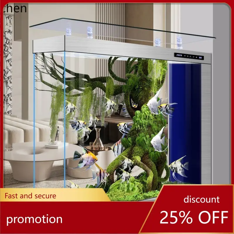 

CZ Ultra-clear Glass Screen Partition Fully Automatic No-water Change Eco-cycling Fish Tank Medium and Large Aquarium