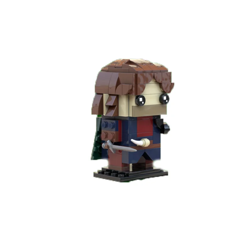 有名な Moc ビルディングレンガ映画リング映画キャラクター Brickheadz モデル構築技術モジュラーブロック DIY おもちゃホリデーギフト