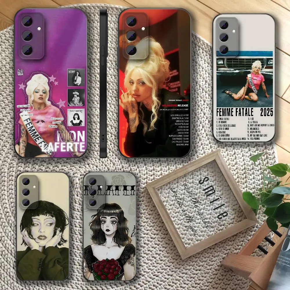 

FEMME FATALE M-Mon L-Laferte Phone Case For Samsung S23,S24,S26,S25,S22,S30,S21,Ultra,Plus,5G,Fe,Lite Soft Cover