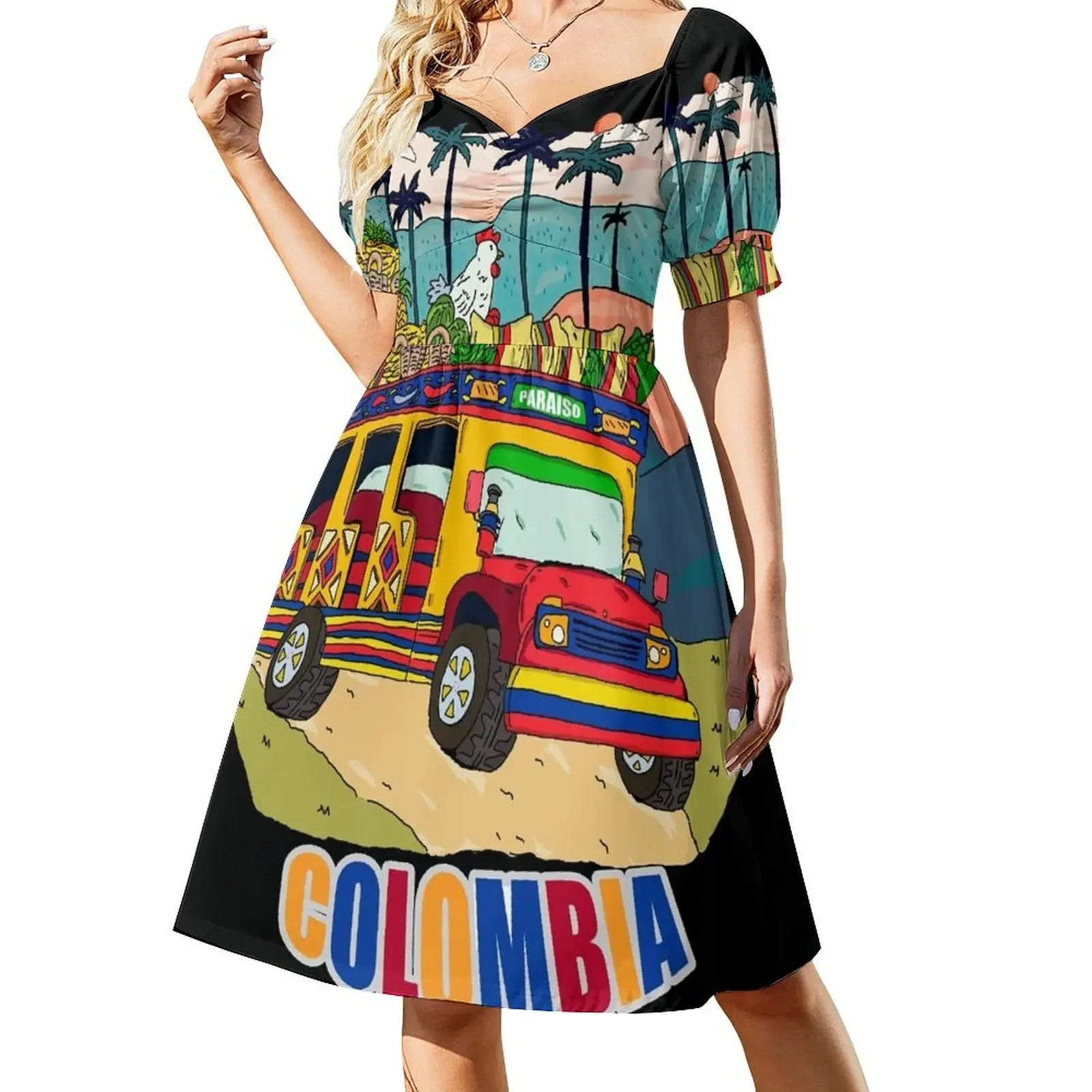 

Colombian Chiva Sleeveless Dress prom dresses dress women summer 2024 dresses for woman 2024