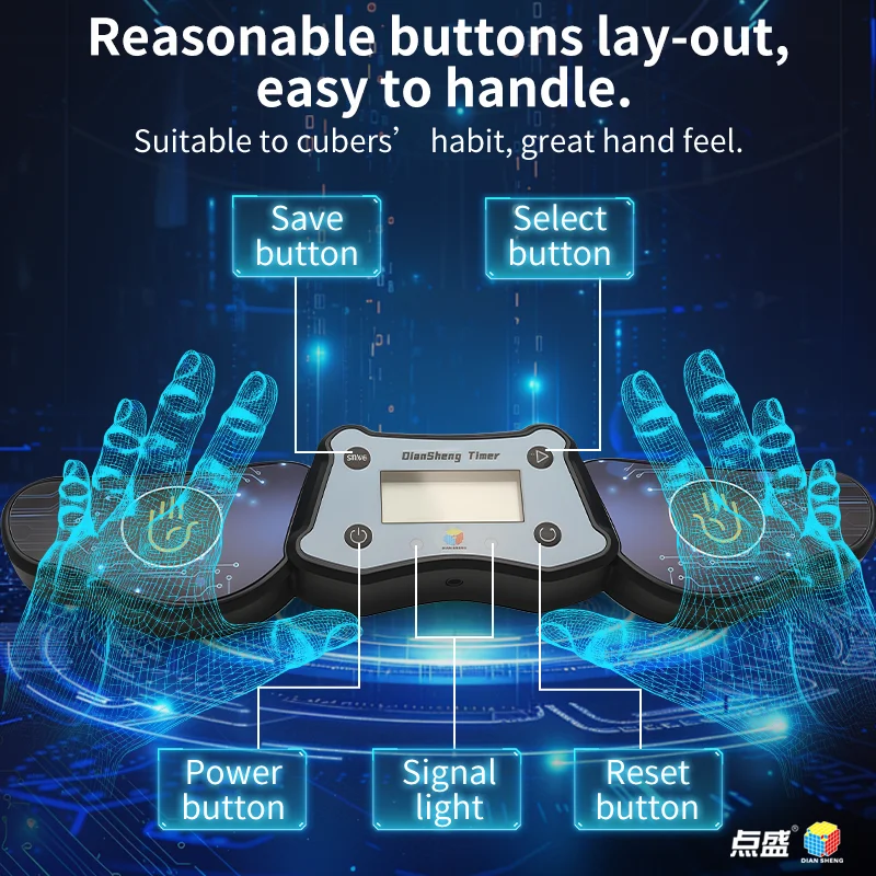 [JudyCube] Diansheng Timer Magic Cube Speed Timer Connect To Computer Puzzle Cubo's Timer Professional Competitions